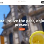 La page d'accueil du site de l'office du tourisme de Cambrai